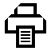 Printer Icon Black